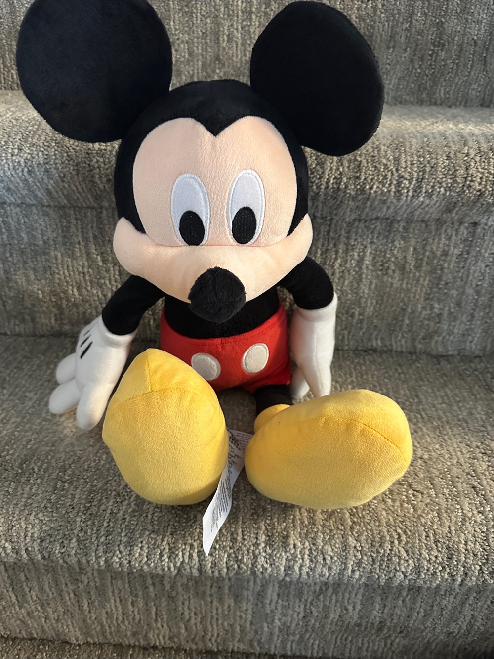 Disney Mickey Mouse Plush - Black, Red, Yellow, White